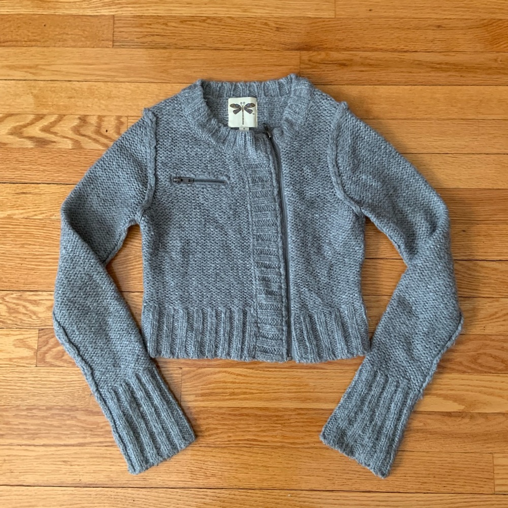 Women’s zipped cardigan sweater size small
